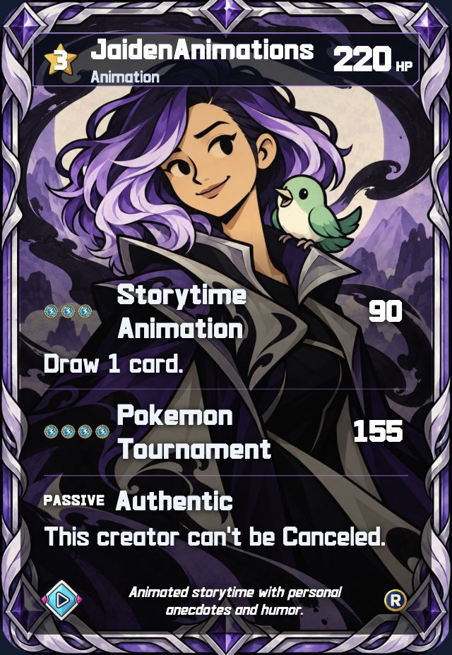 JaidenAnimations — level 3 Full Art game card