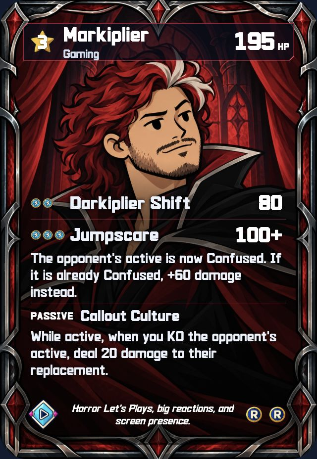 Markiplier — level 3 Full Art game card