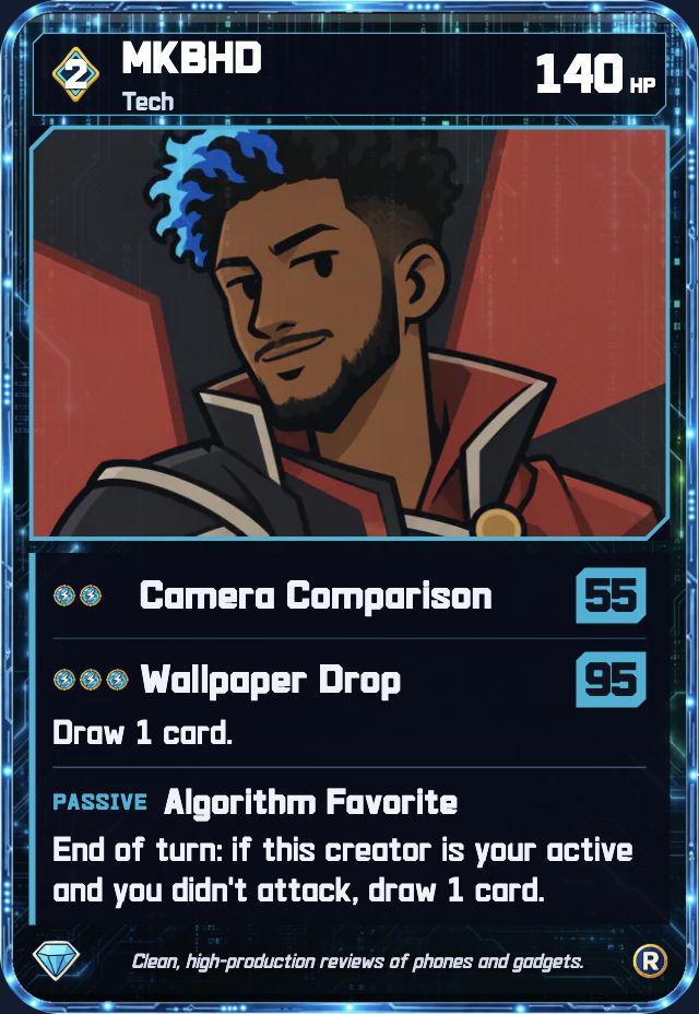 MKBHD — level 2 game card