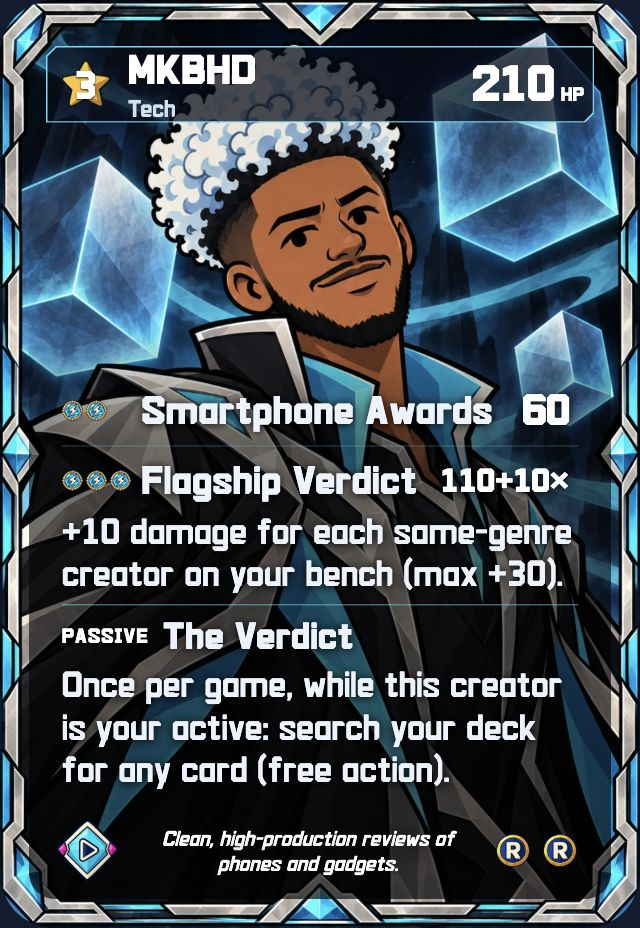 MKBHD — level 3 Full Art game card